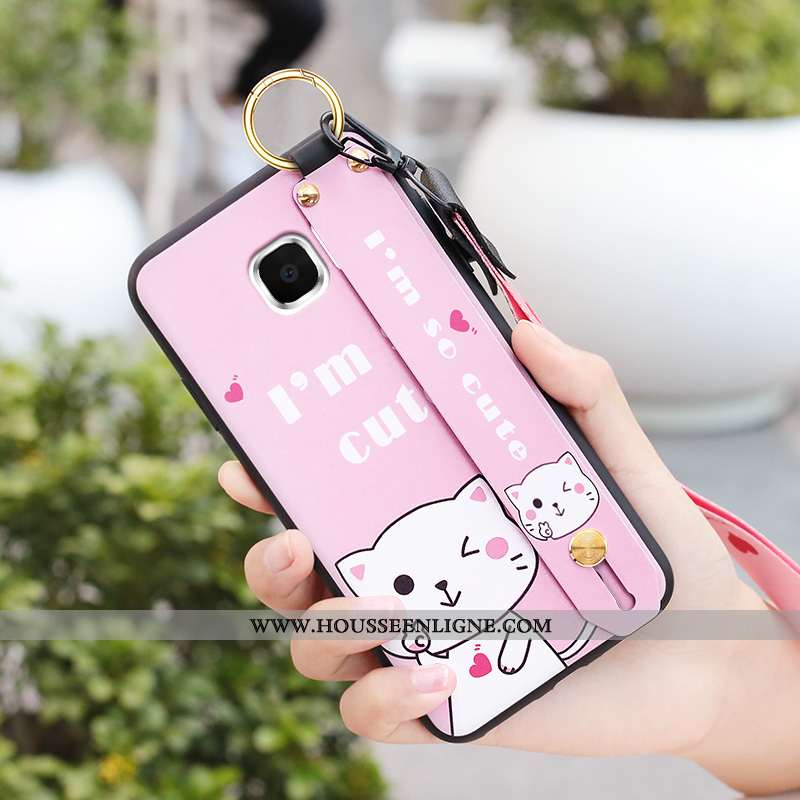 Étui Samsung Galaxy S7 Tendance Légère Ornements Suspendus Coque Nouveau Téléphone Portable Noir