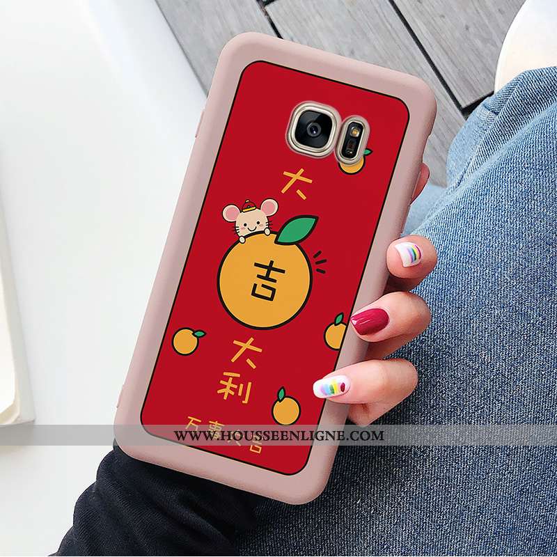 Étui Samsung Galaxy S7 Ultra Tendance Étoile Coque Téléphone Portable Tout Compris Verte
