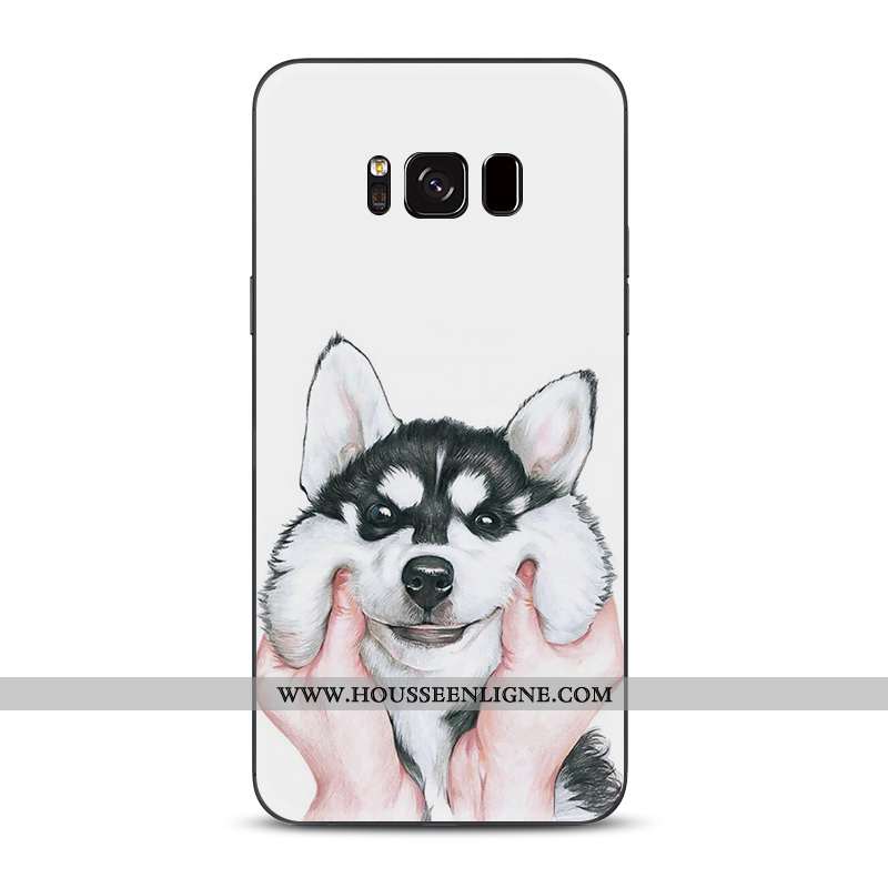Étui Samsung Galaxy S8 Charmant Tendance Silicone Coque Fluide Doux Mignonne Étoile Gris