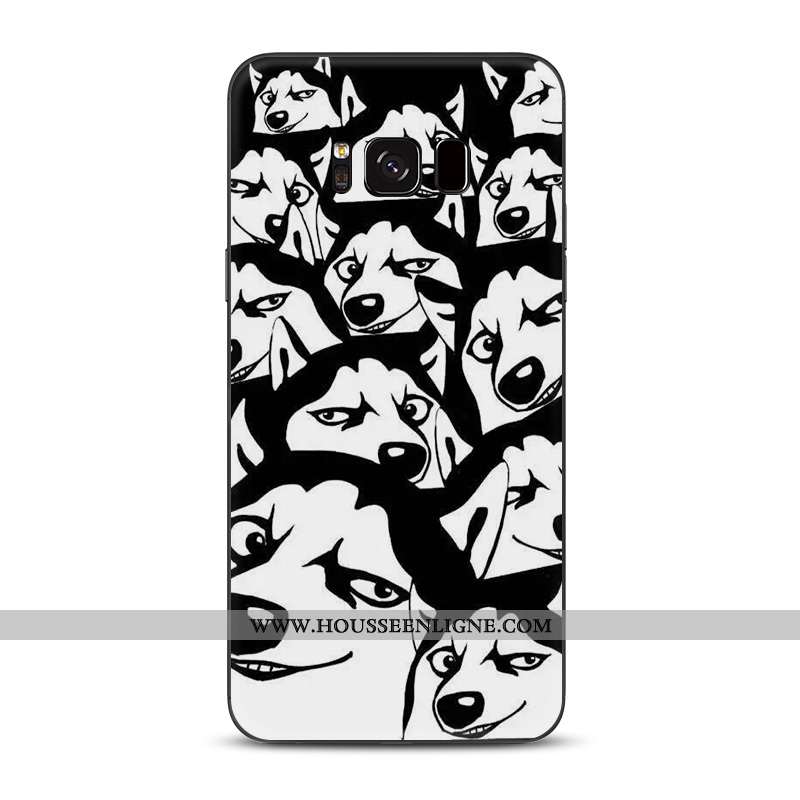Étui Samsung Galaxy S8 Charmant Tendance Silicone Coque Fluide Doux Mignonne Étoile Gris