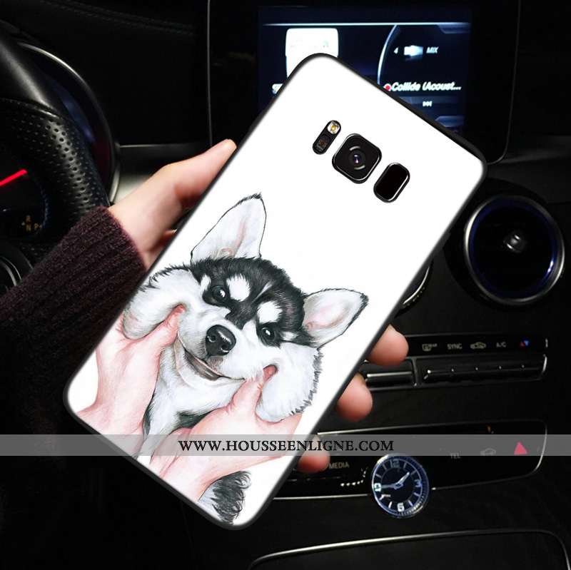 Étui Samsung Galaxy S8 Charmant Tendance Silicone Coque Fluide Doux Mignonne Étoile Gris