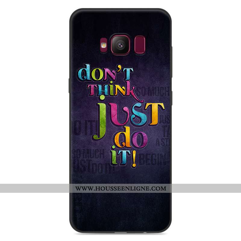 Étui Samsung Galaxy S8 Dessin Animé Tendance Fluide Doux Coque Incassable Luxe Étoile Gris