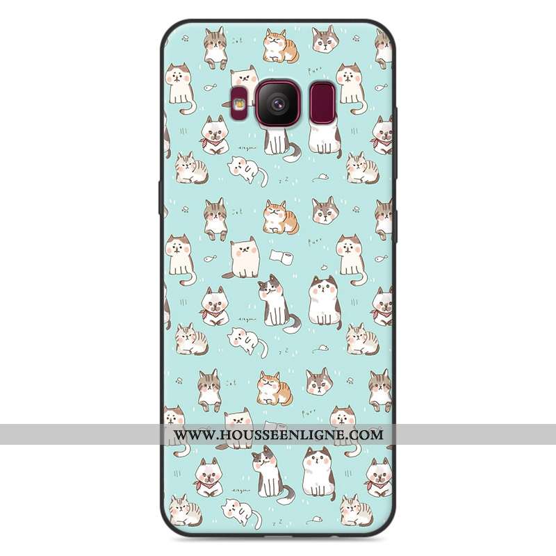 Étui Samsung Galaxy S8 Dessin Animé Tendance Fluide Doux Coque Incassable Luxe Étoile Gris