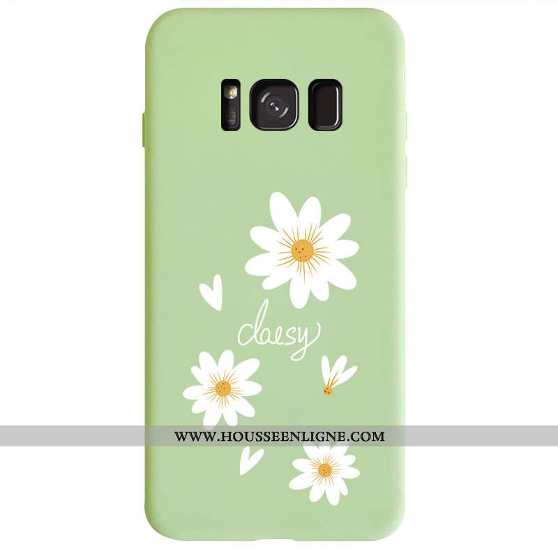 Étui Samsung Galaxy S8 Délavé En Daim Personnalité Créatif Légères Charmant Tendance Pu Jaune