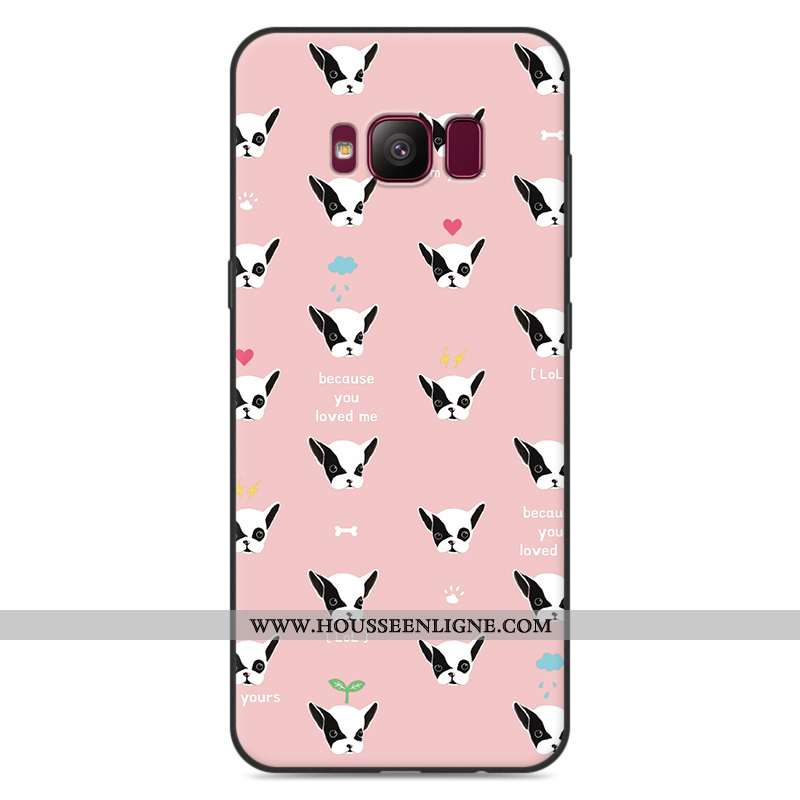 Étui Samsung Galaxy S8+ Fluide Doux Silicone Incassable Protection Gris Coque