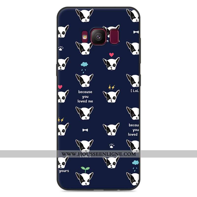 Étui Samsung Galaxy S8+ Fluide Doux Silicone Incassable Protection Gris Coque