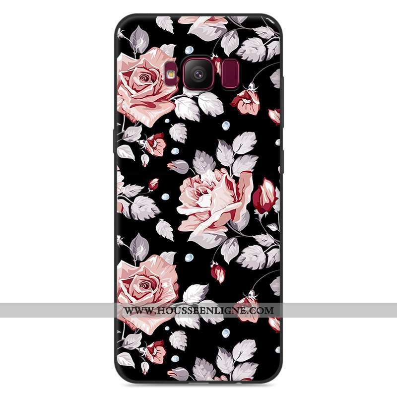 Étui Samsung Galaxy S8+ Fluide Doux Silicone Incassable Protection Gris Coque
