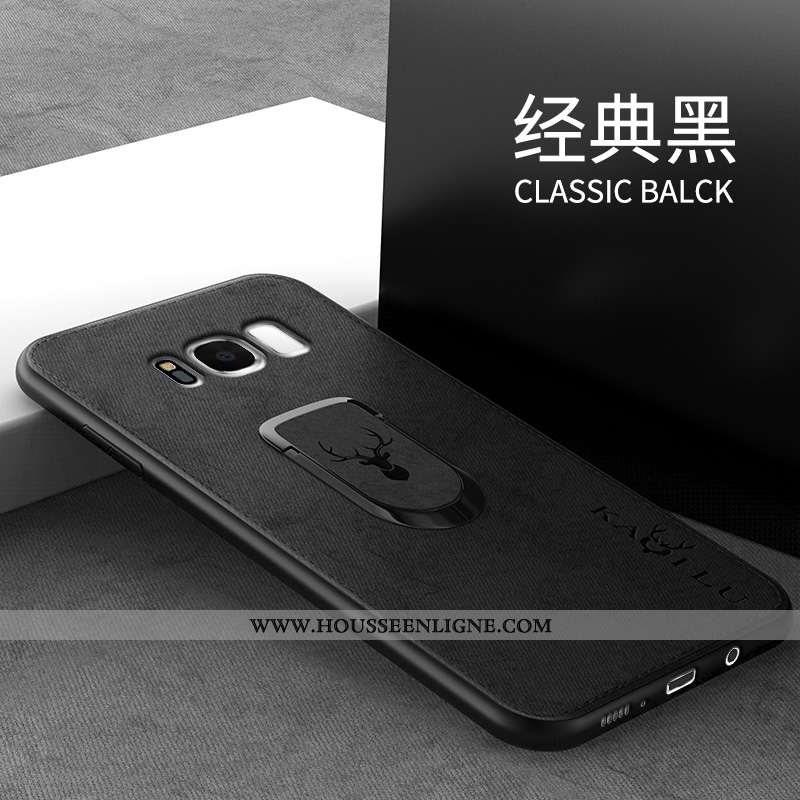 Étui Samsung Galaxy S8+ Modèle Fleurie Silicone Créatif Étoile Simple Personnalité Nouveau Rouge