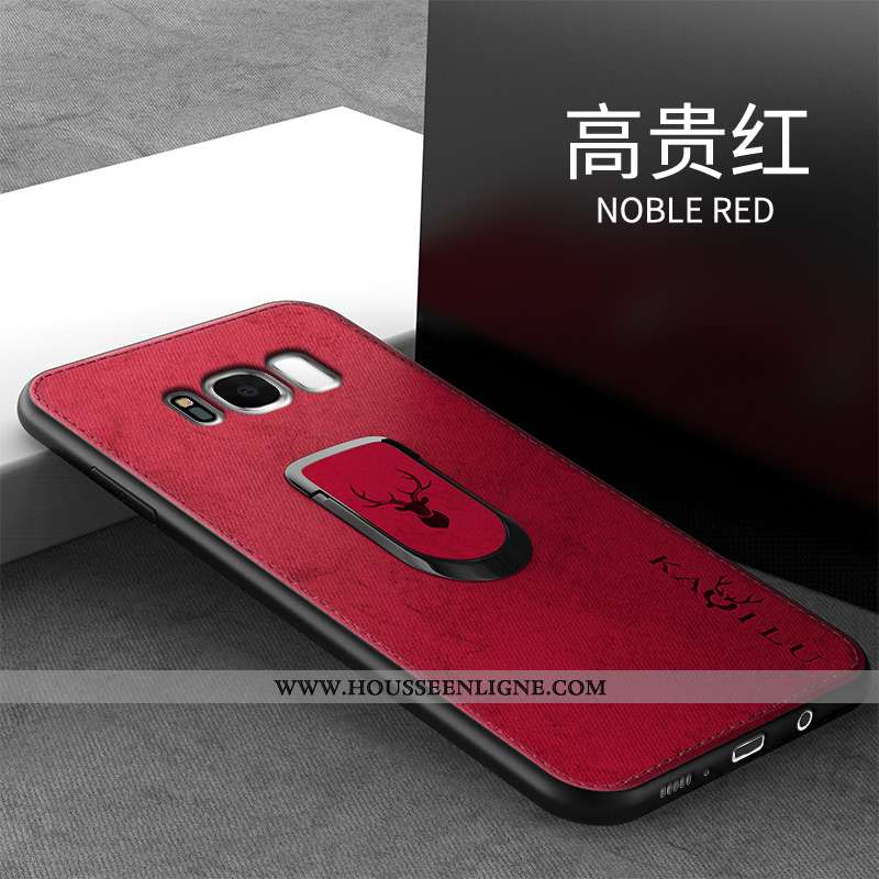 Étui Samsung Galaxy S8+ Modèle Fleurie Silicone Créatif Étoile Simple Personnalité Nouveau Rouge