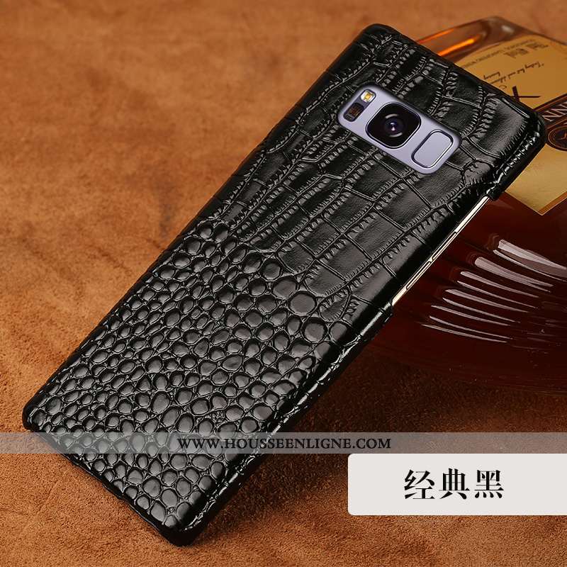 Étui Samsung Galaxy S8+ Personnalité Créatif Personnalisé Nouveau Cuir Véritable Incassable Téléphon