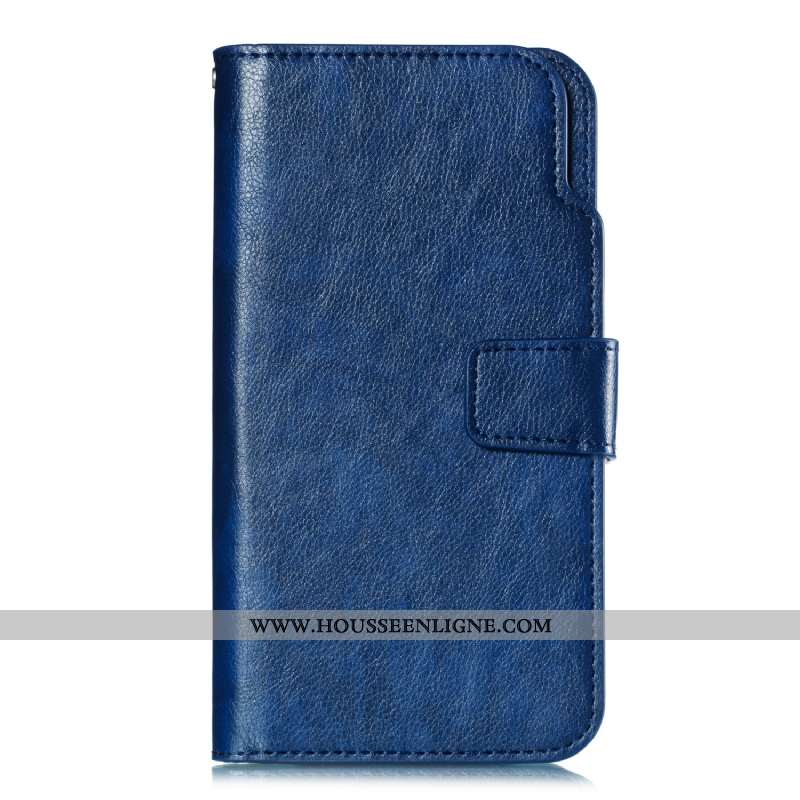 Étui Samsung Galaxy S8 Portefeuille Cuir Housse Étoile Protection Téléphone Portable Noir