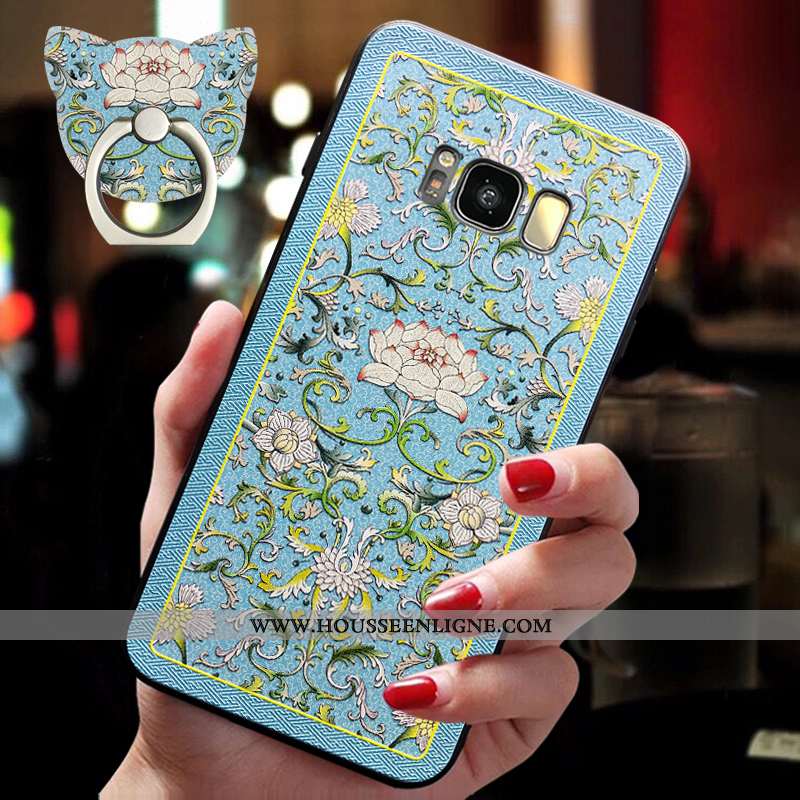 Étui Samsung Galaxy S8 Protection Ornements Suspendus Personnalité Vent Coque Style Chinois Silicone