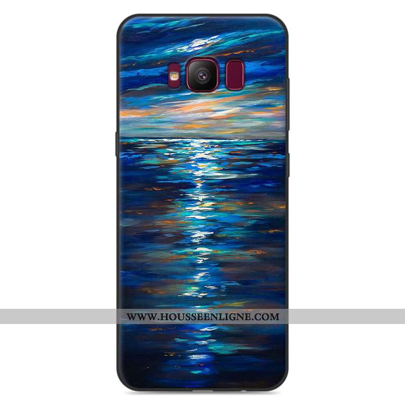 Étui Samsung Galaxy S8 Silicone Protection Étoile Luxe Téléphone Portable Tendance Incassable Gris