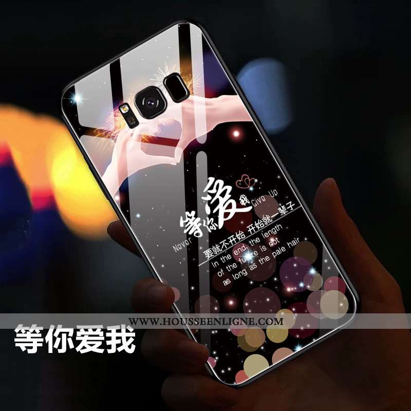 Étui Samsung Galaxy S8 Tendance Légère Rouge Personnalisé Étoile Téléphone Portable Incassable