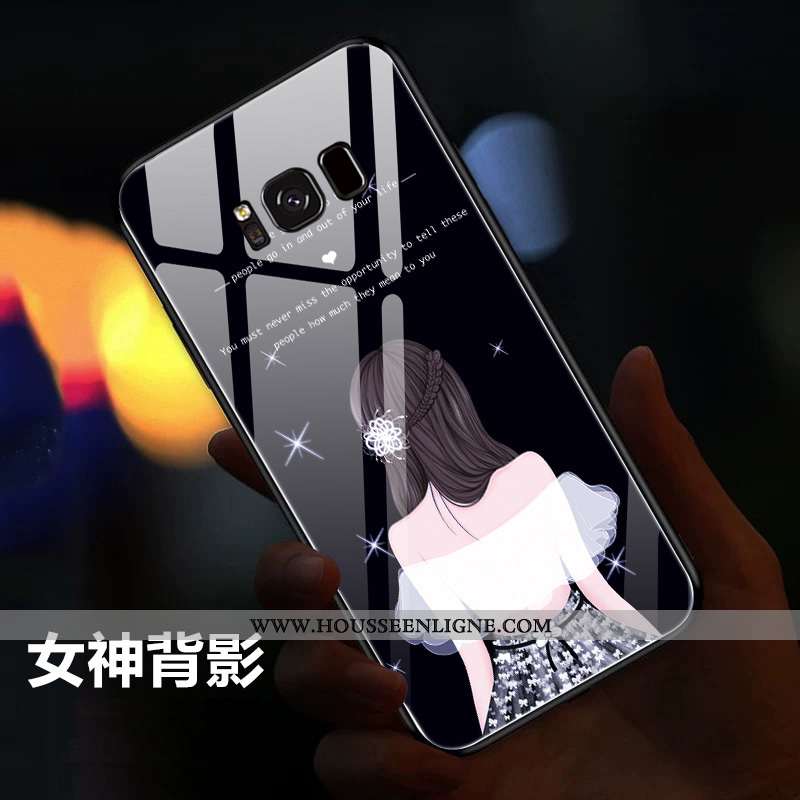 Étui Samsung Galaxy S8 Tendance Légère Rouge Personnalisé Étoile Téléphone Portable Incassable