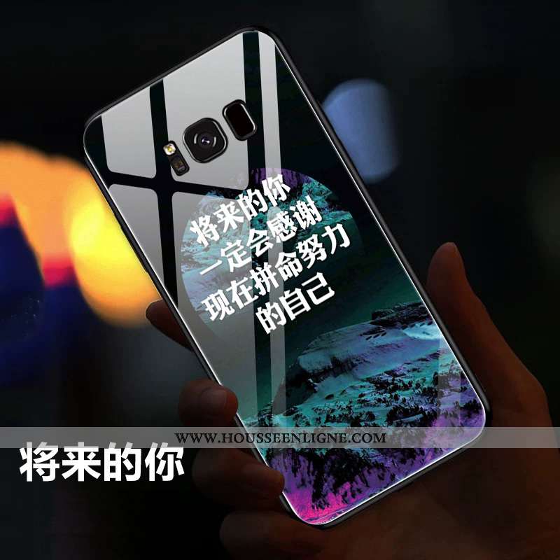 Étui Samsung Galaxy S8 Tendance Légère Rouge Personnalisé Étoile Téléphone Portable Incassable