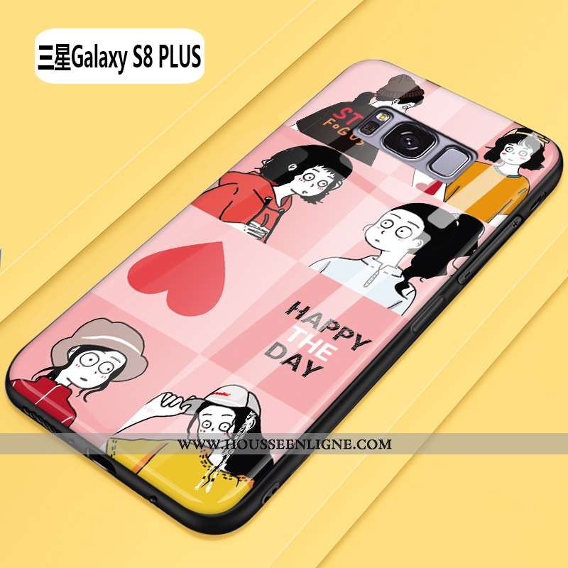 Étui Samsung Galaxy S8+ Tendance Protection Dessin Animé Jaune Difficile Luxe Créatif