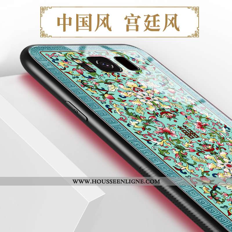 Étui Samsung Galaxy S8+ Tendance Silicone Personnalité Tout Compris Créatif Vert Verte