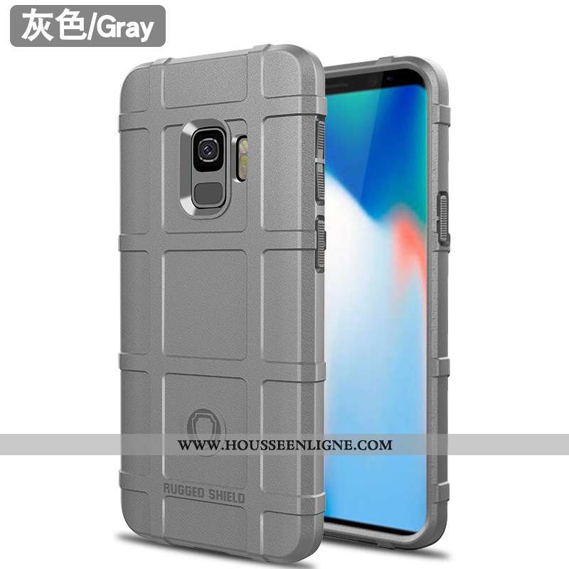 Étui Samsung Galaxy S9 Créatif Tendance Vert Étoile Coque Personnalité Téléphone Portable Verte