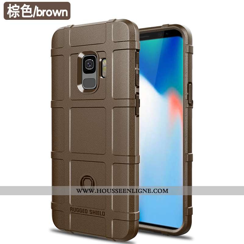 Étui Samsung Galaxy S9 Créatif Tendance Vert Étoile Coque Personnalité Téléphone Portable Verte