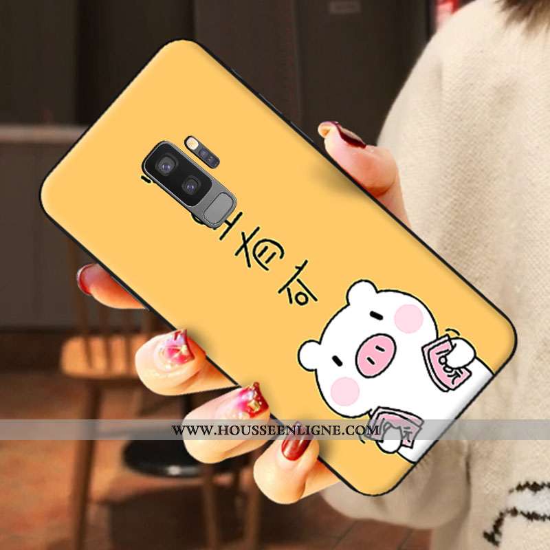 Étui Samsung Galaxy S9+ Dessin Animé Tendance Net Rouge Amoureux Bleu Étoile
