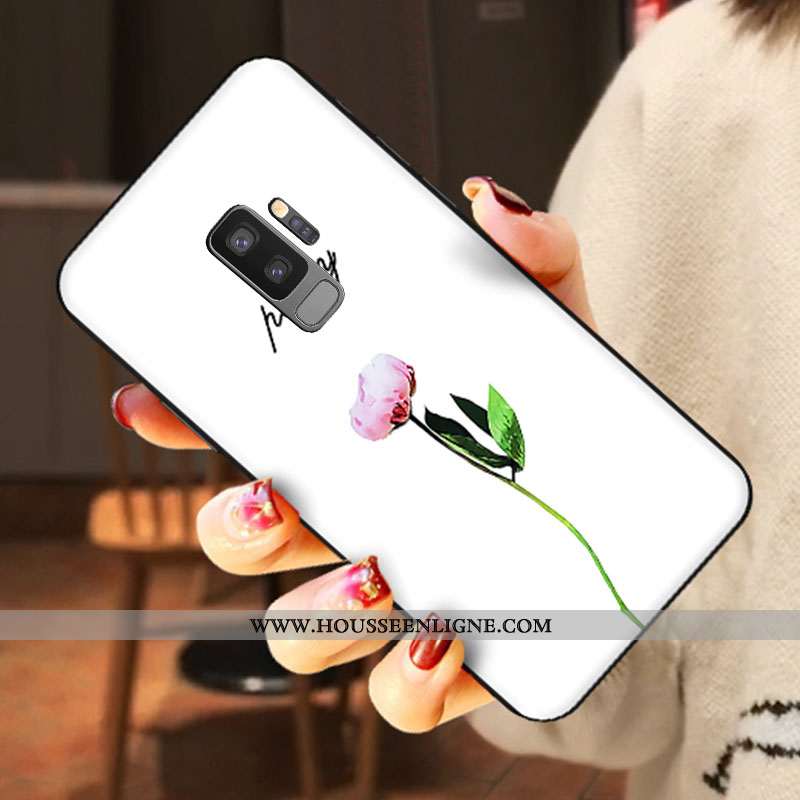 Étui Samsung Galaxy S9+ Dessin Animé Tendance Net Rouge Amoureux Bleu Étoile