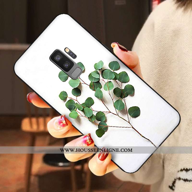 Étui Samsung Galaxy S9+ Dessin Animé Tendance Net Rouge Amoureux Bleu Étoile