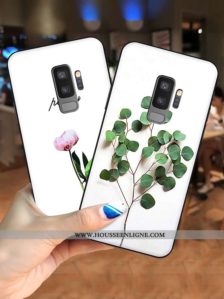 Étui Samsung Galaxy S9+ Dessin Animé Tendance Net Rouge Amoureux Bleu Étoile