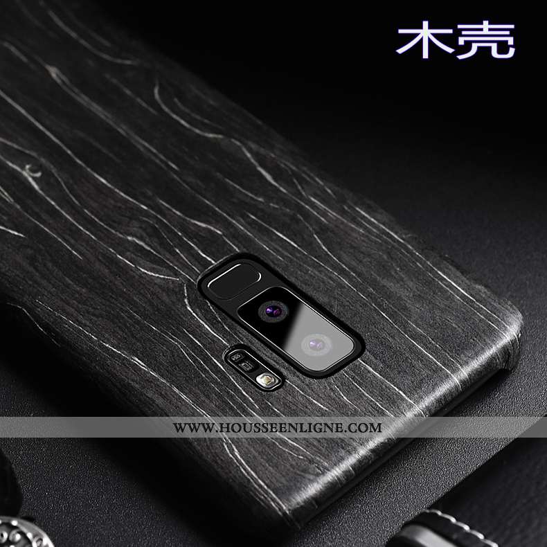 Étui Samsung Galaxy S9+ Légère Protection Marron Simple Personnalité Téléphone Portable Qualité