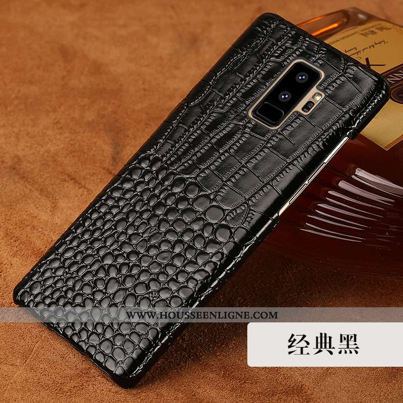 Étui Samsung Galaxy S9+ Personnalité Créatif Incassable Luxe Cuir Étoile Rouge