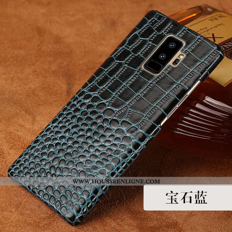 Étui Samsung Galaxy S9+ Personnalité Créatif Incassable Luxe Cuir Étoile Rouge
