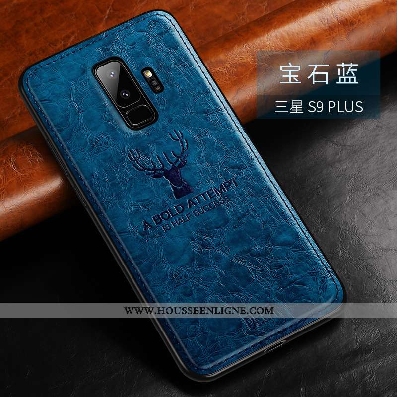 Étui Samsung Galaxy S9+ Silicone Mode Luxe Téléphone Portable Légère Ultra Fluide Doux Marron