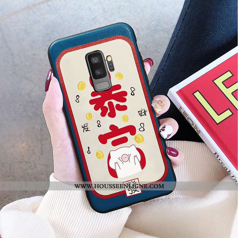 Étui Samsung Galaxy S9+ Tendance Fluide Doux Étoile Personnalité Tout Compris Dessin Animé Grand Ble