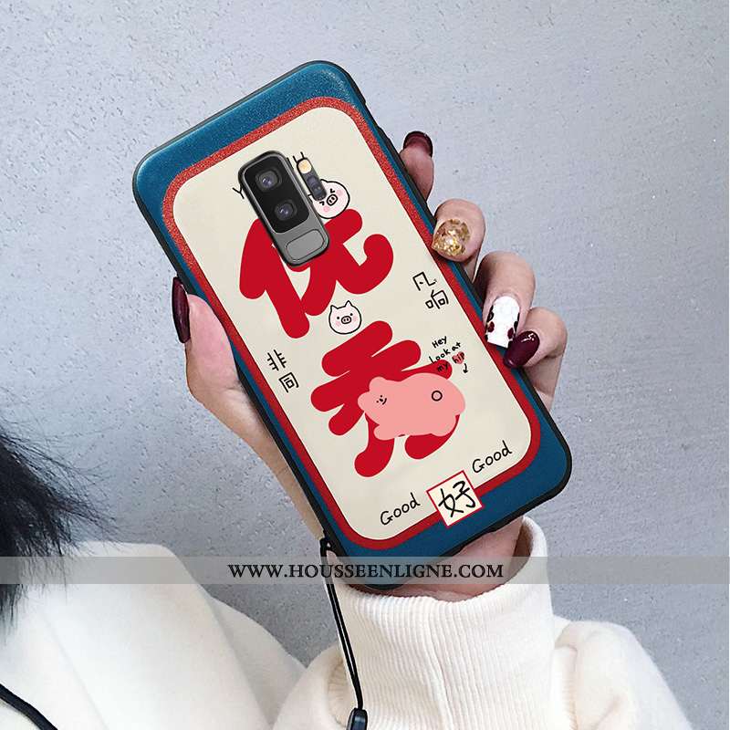 Étui Samsung Galaxy S9+ Tendance Fluide Doux Étoile Personnalité Tout Compris Dessin Animé Grand Ble