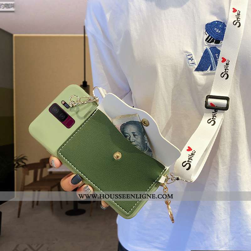 Étui Samsung Galaxy S9+ Tendance Protection Nouveau Téléphone Portable Coque Étoile Rose