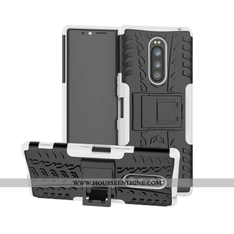 Étui Sony Xperia 1 Créatif Dessin Animé Personnalité Rouge Silicone Protection
