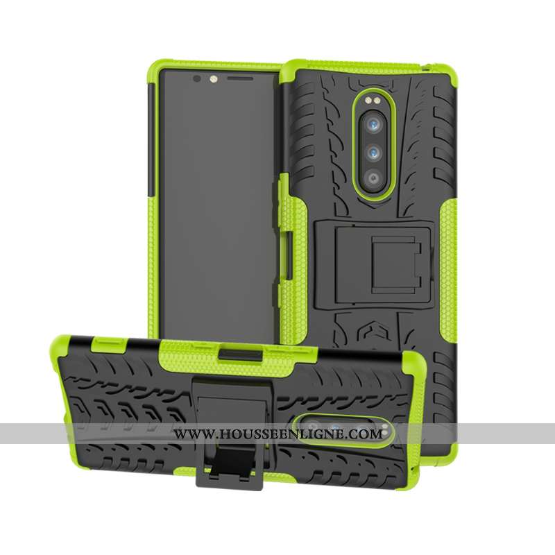 Étui Sony Xperia 1 Créatif Dessin Animé Personnalité Rouge Silicone Protection