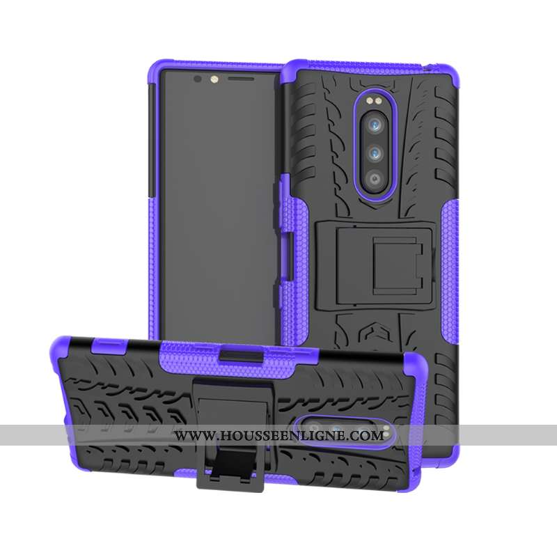 Étui Sony Xperia 1 Créatif Dessin Animé Personnalité Rouge Silicone Protection