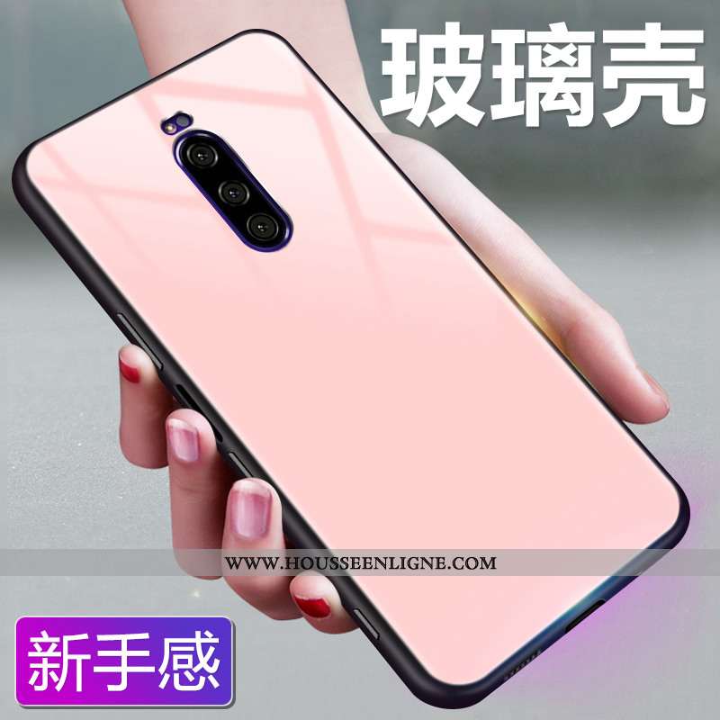 Étui Sony Xperia 1 Protection Verre Multicolore Ciel Étoilé Rouge Coque
