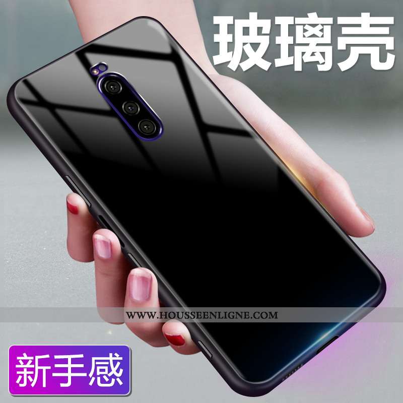 Étui Sony Xperia 1 Protection Verre Multicolore Ciel Étoilé Rouge Coque