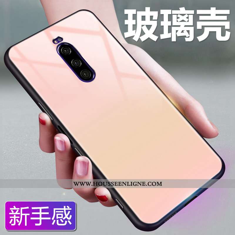 Étui Sony Xperia 1 Protection Verre Multicolore Ciel Étoilé Rouge Coque