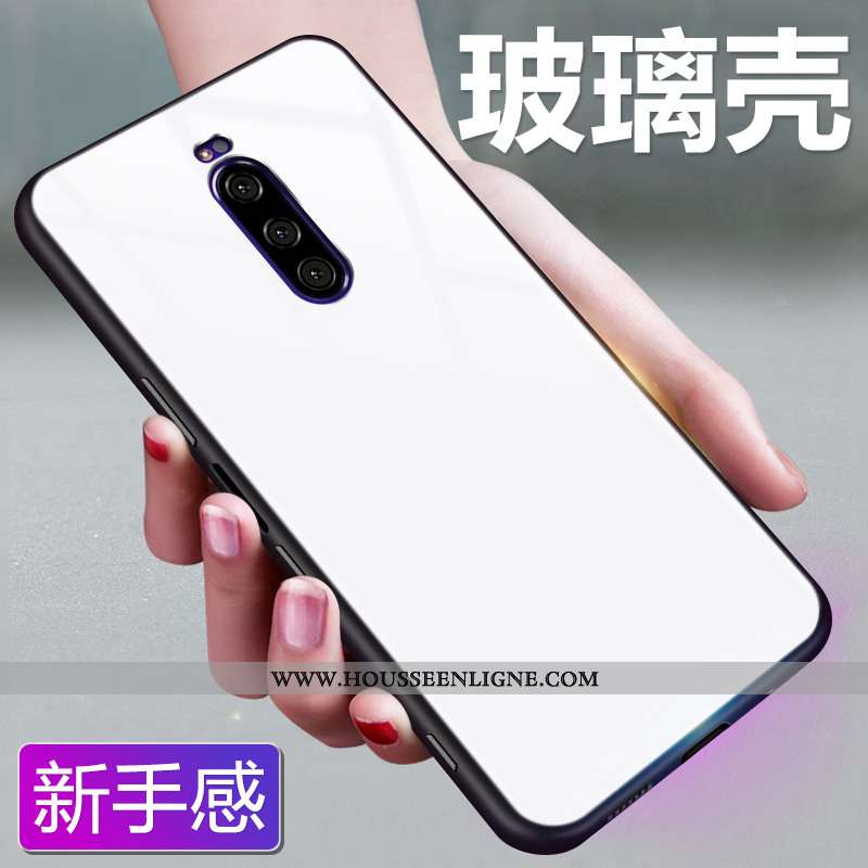 Étui Sony Xperia 1 Protection Verre Multicolore Ciel Étoilé Rouge Coque