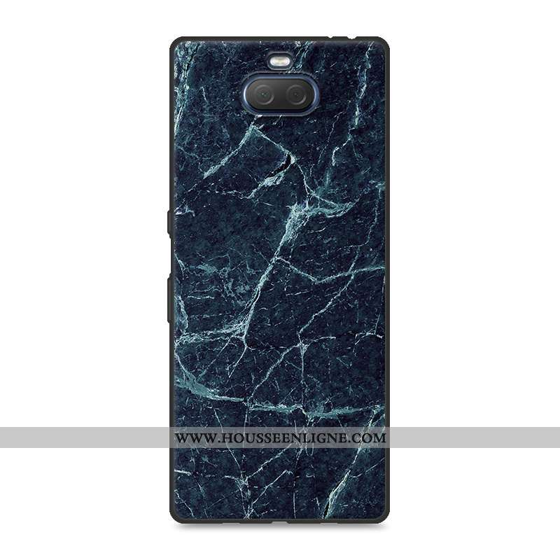 Étui Sony Xperia 10 En Bois Tendance Téléphone Portable Créatif Personnalité Coque Khaki
