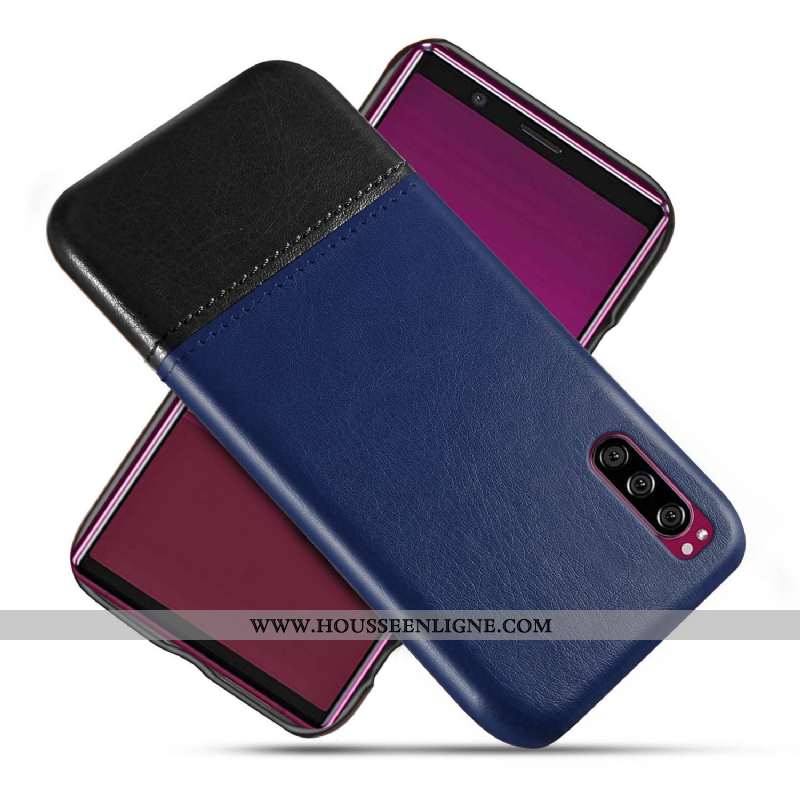 Étui Sony Xperia 10 Ii Protection Cuir Difficile Coque Téléphone Portable Qualité Rouge
