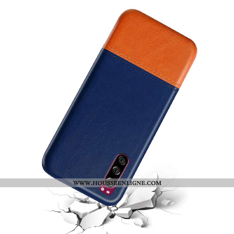 Étui Sony Xperia 10 Ii Protection Cuir Difficile Coque Téléphone Portable Qualité Rouge