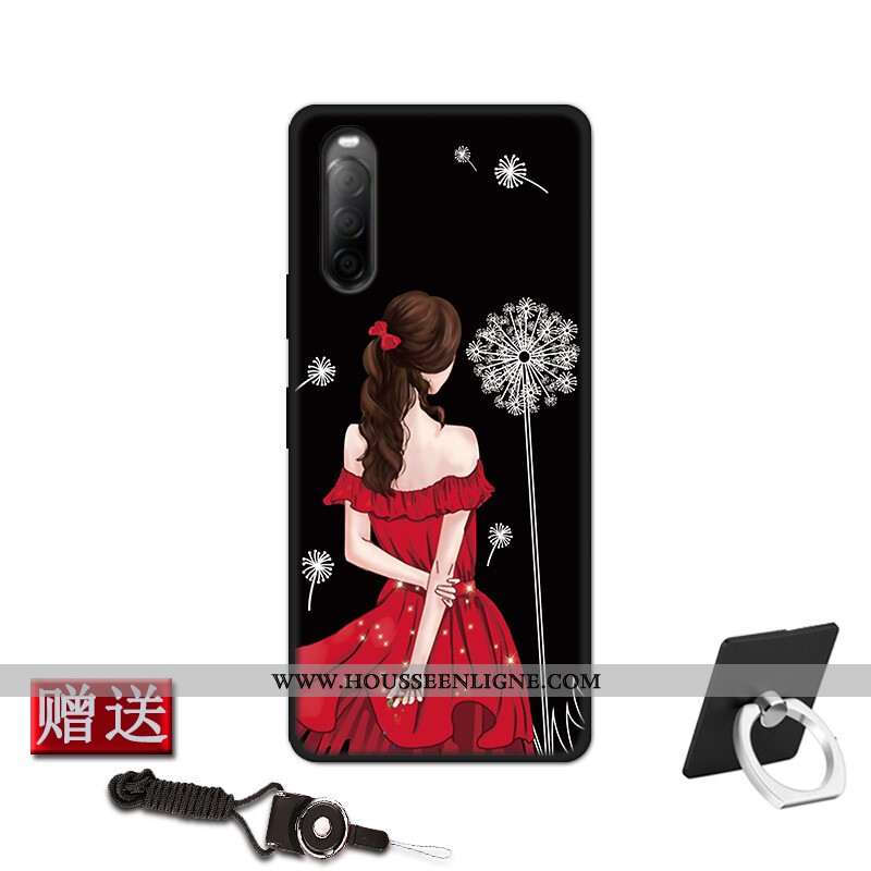 Étui Sony Xperia 10 Ii Protection Fluide Doux Coque Incassable Personnalisé Bleu Modèle