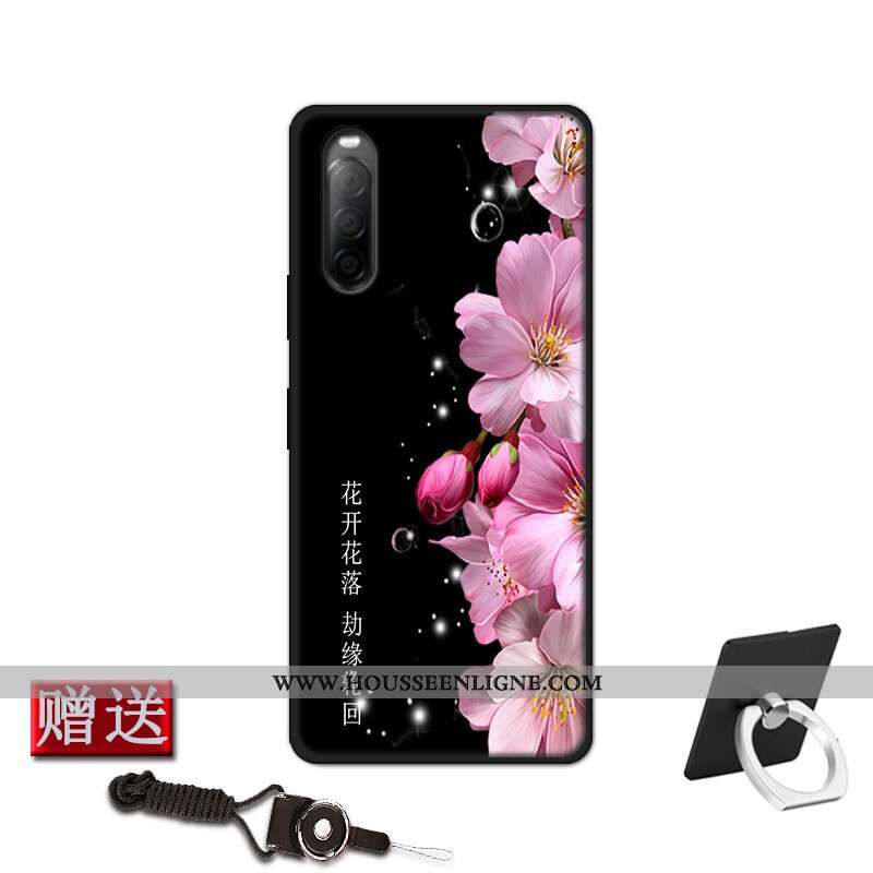 Étui Sony Xperia 10 Ii Protection Fluide Doux Coque Incassable Personnalisé Bleu Modèle
