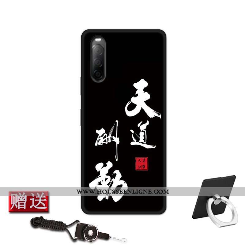 Étui Sony Xperia 10 Ii Protection Fluide Doux Coque Incassable Personnalisé Bleu Modèle
