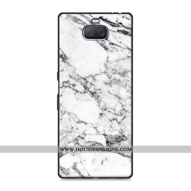 Étui Sony Xperia 10 Plus En Bois Tendance Protection Incassable Coque Gris Personnalité