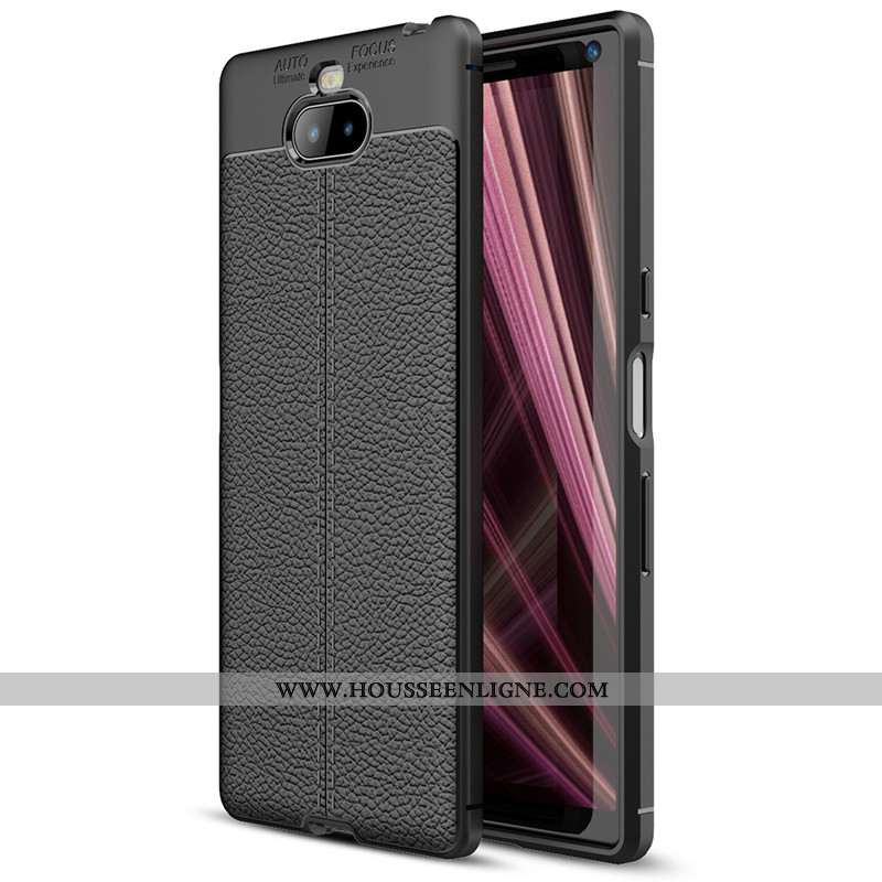 Étui Sony Xperia 10 Plus Protection Noir Tout Compris Téléphone Portable Coque